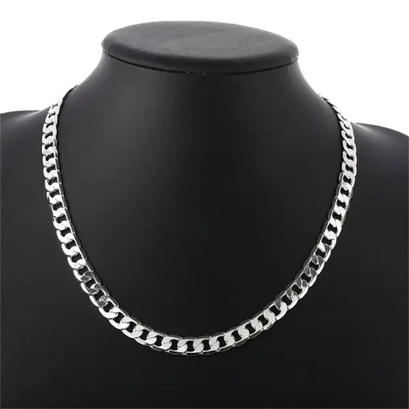 Fashion Men Women Neck Necklace Classic Chain Jewelry Male Trendy Chain Necklace HipHop Jewelry Gift